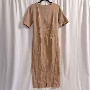 Sexy Modest by Bridgette Brianna New York Dress in Sand - Size Large